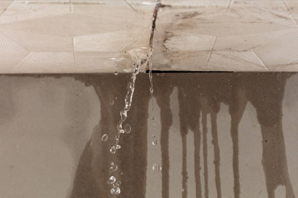 Professional Burst Pipe Cleanup technician working in Havelock, NC